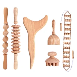 Wood Therapy Massage Tools Wooden Massager for Body Shaping Massage Tool Set Wood Therapy Tools