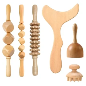 Wooden Body Massage Kit Lymphatic Drainage Body Shaping Tools Body Care Sore Relief Massagers Massage Products