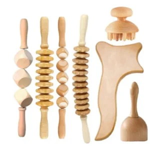 Wooden Massage Roller Set