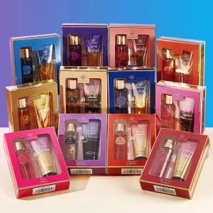 YA MAN FEN Victoria Inspired Perfume & Body Lotion Set 2 Piece Luxury Gift Pack with Hydrating & Long Lasting Scent