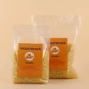 Yellow Hard Wax Beads Brazilian Customize Private Label Honey Hard Beans 1000g Depilatory Hard Wax Beads Bean for All Waxing