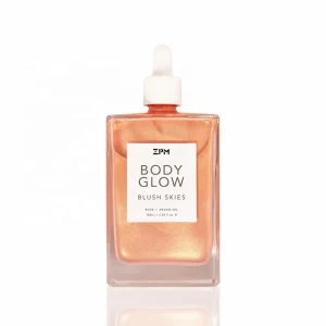 ZPM OEM ODM Private Label Natural Shimmer Body Oil for Beach Long Lasting Luminizer Tanning