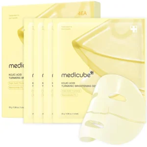 medicube Jelly Gel Mask Brightening Kojic Acid Turmeric Face Mask Elasticity Hydrating Firming Radiance Korean Skincare